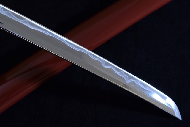 高級模造刀 居合刀 太刀 本研波刃 籐巻拵え 刃長 高級模造刀 居合刀