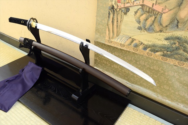 宮本武蔵拵え 亜鉛合金刀身 刀袋付 高級模造刀｜【公式】模造刀・居合