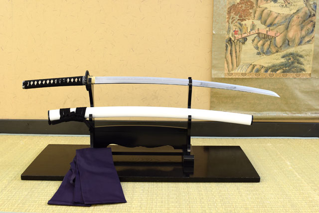 即納品 沖田総司所用 加州清光 亜鉛合金刀身 刀袋付 高級模造刀