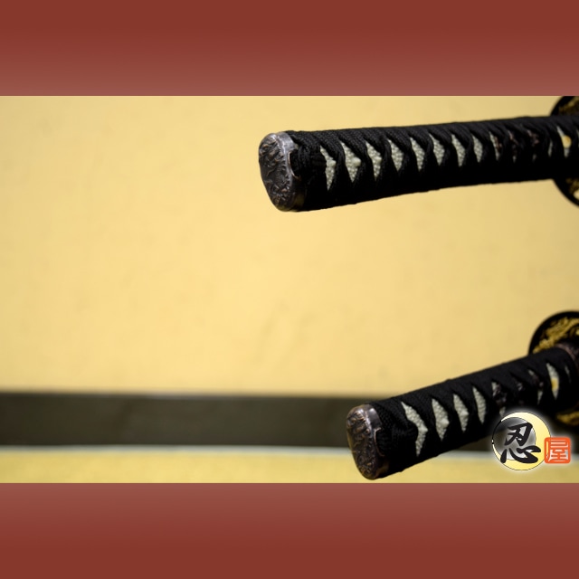 黒呂鞘 大刀 小刀セット 模造刀｜【公式】模造刀・居合刀の専門店「忍屋」