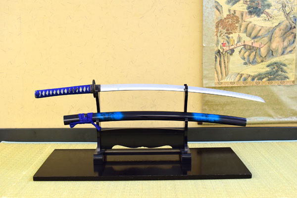 マーブル青 大刀 模造刀｜【公式】模造刀・居合刀の専門店「忍屋」