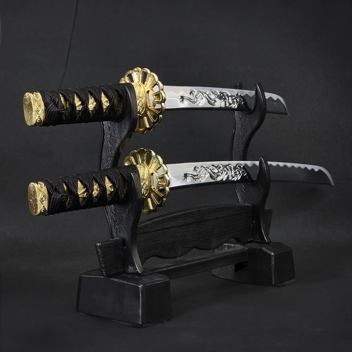 模造刀 日本刀と刀掛けセット 3点セット 居合道 ✨️鹿の角 【公式通販】