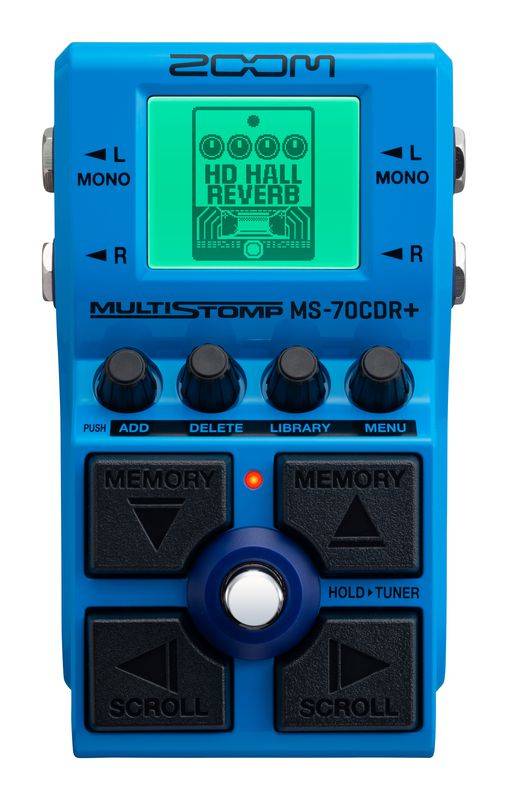 ZOOM ズーム マルチエフェクター MS-70CDR+ MultiStomp エレキギター用