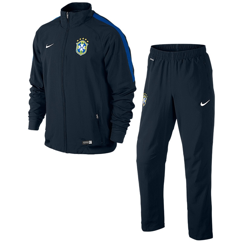 ブラジル代表ナイキジャージ上下セット【ネイビー】ウインドブレーカー