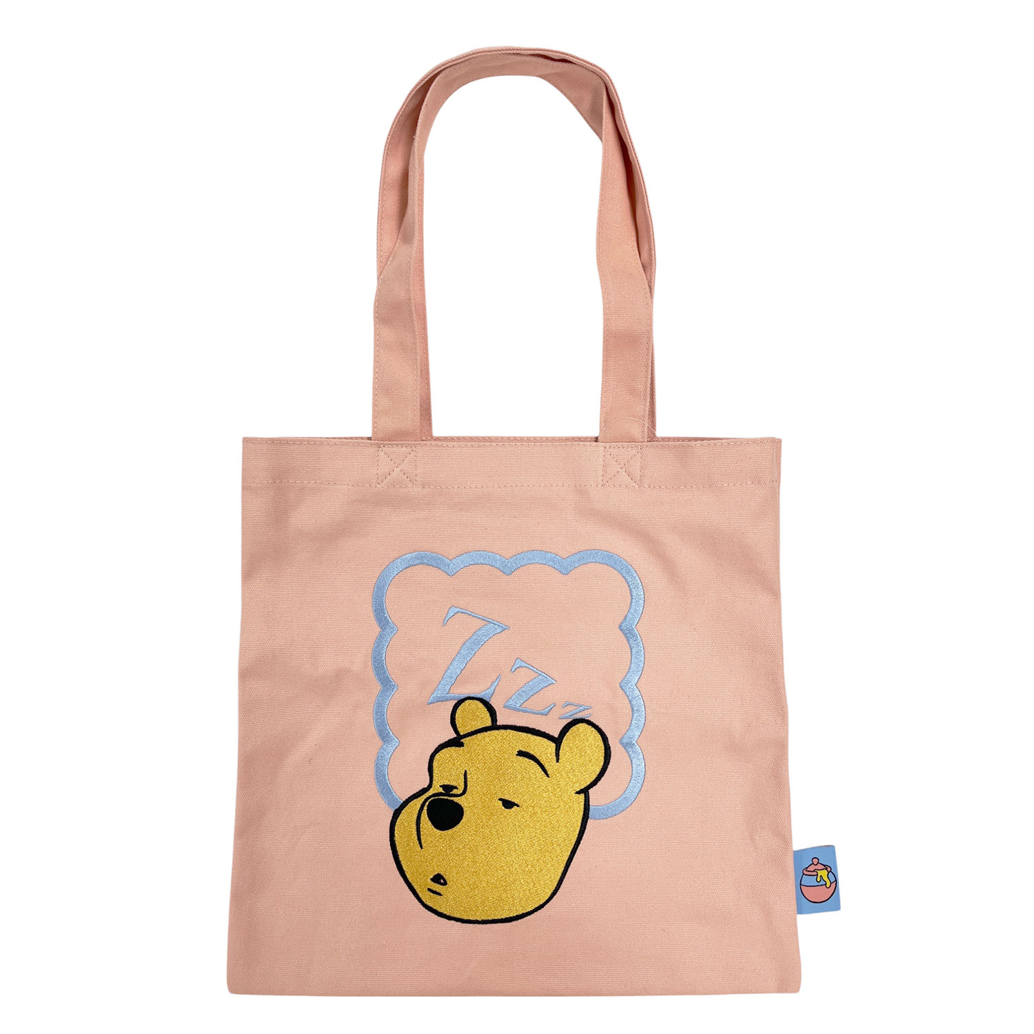 公式] メーカー直営 ディズニー くまのプーさん 刺繍カラートート