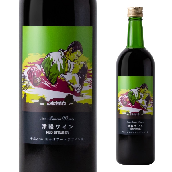 津軽ワインレッドスチューベン 田んぼアートラベル 720ml | 赤ワイン
