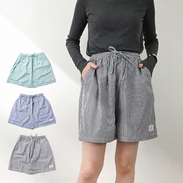 先染めストライプショートパンツ | レディース,パンツ,ショートパンツ