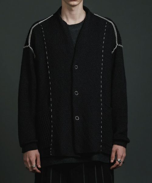 The Viridi-anne＞Hard twisted ramie yarn cardigan | MAKES ONLINE STORE