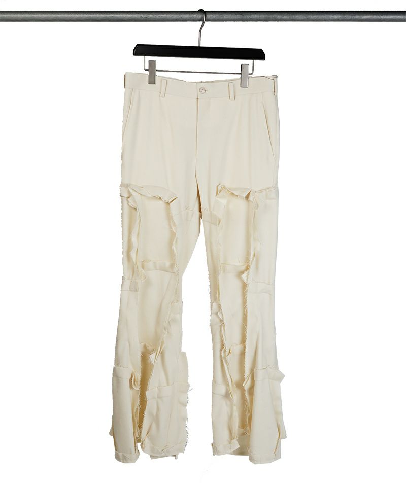 COMME des GARCONS HOMME PLUS＞立体構築フレアウールパンツ | MAKES