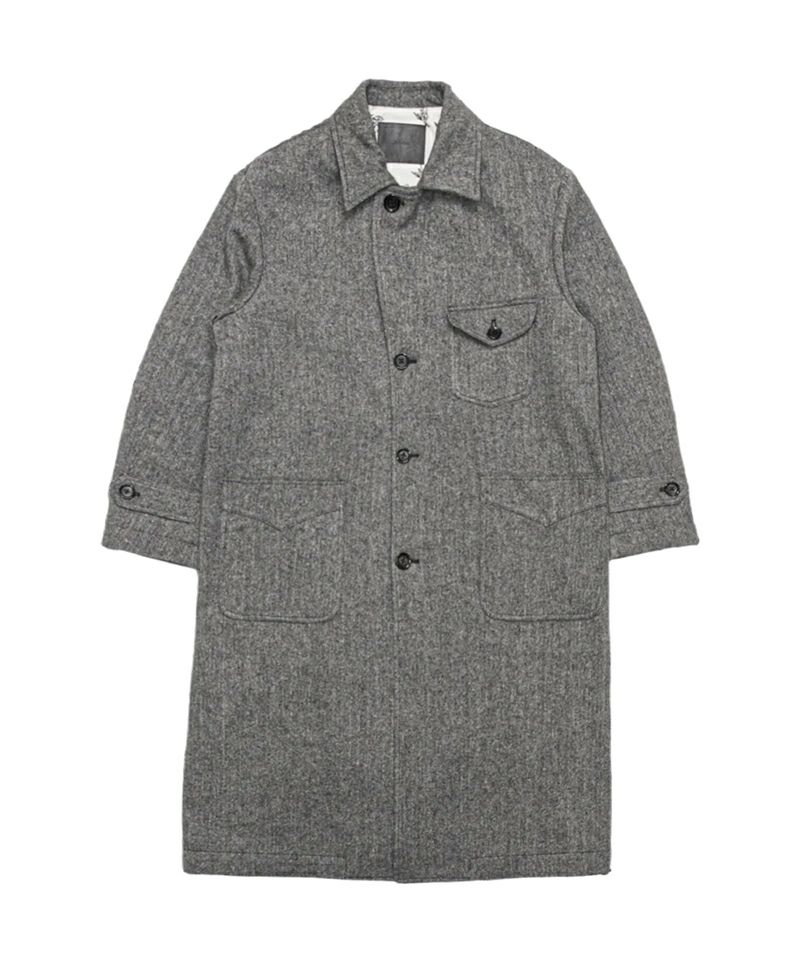 The Letters＞HORSE RIDING COAT -WOOL NYLON TWEED HERRINGBONE