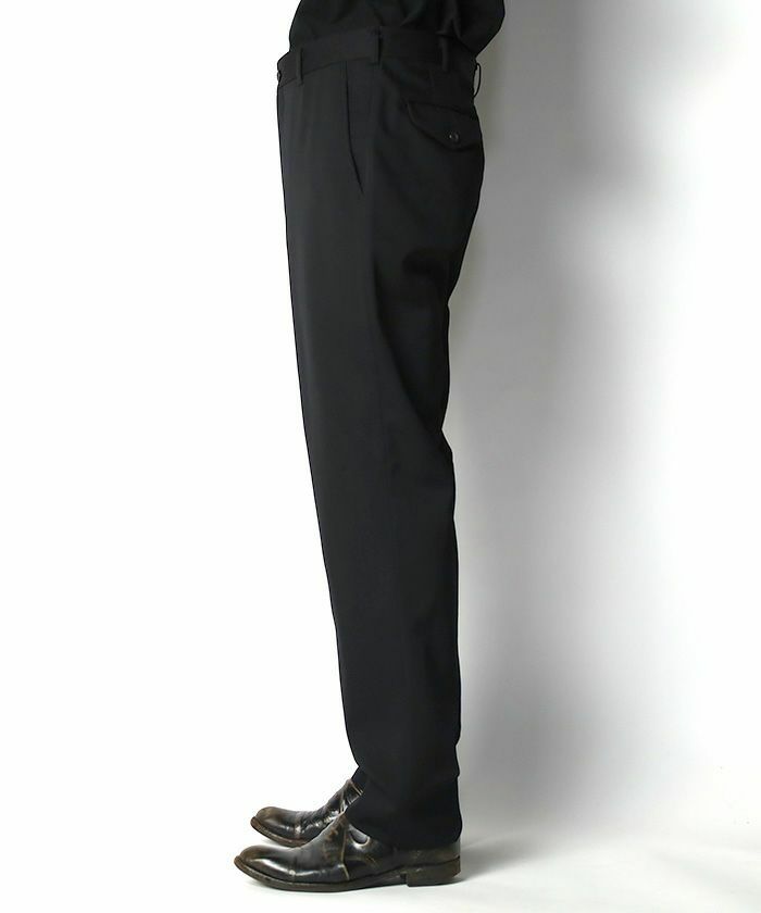 値下げ】コムデギャルソンオムプリュス 黒 ウールスラックス スリム