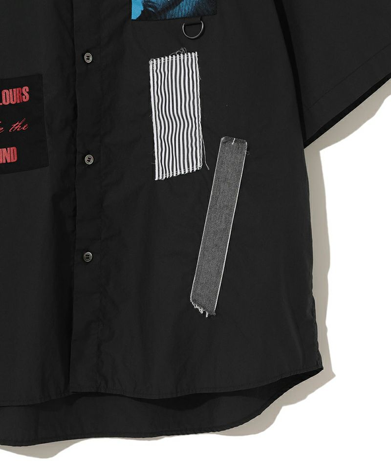 UNDERCOVER＞タイプ ライターランダムパッチ半袖シャツ | MAKES ONLINE