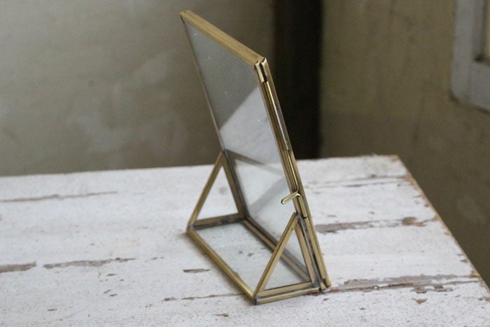 かわいいブラスフォトフレーム・シンプルM おしゃれなインテリア雑貨屋