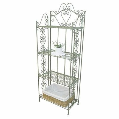 ltm＊薄緑 鉄製 棚 ラック インテリア アンティーク ビンテージ