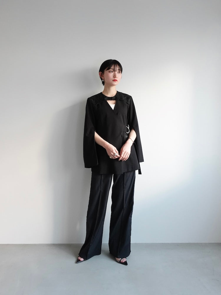 ジャケット・アウター sahara / Collar Design Jacket / marte Collar