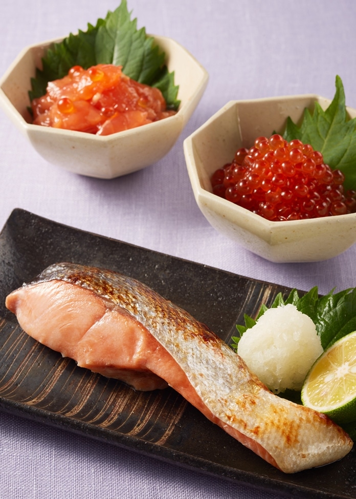 鮭親子セット（北海道鮭物語）| いくら・うにお取り寄せ・通販のオン