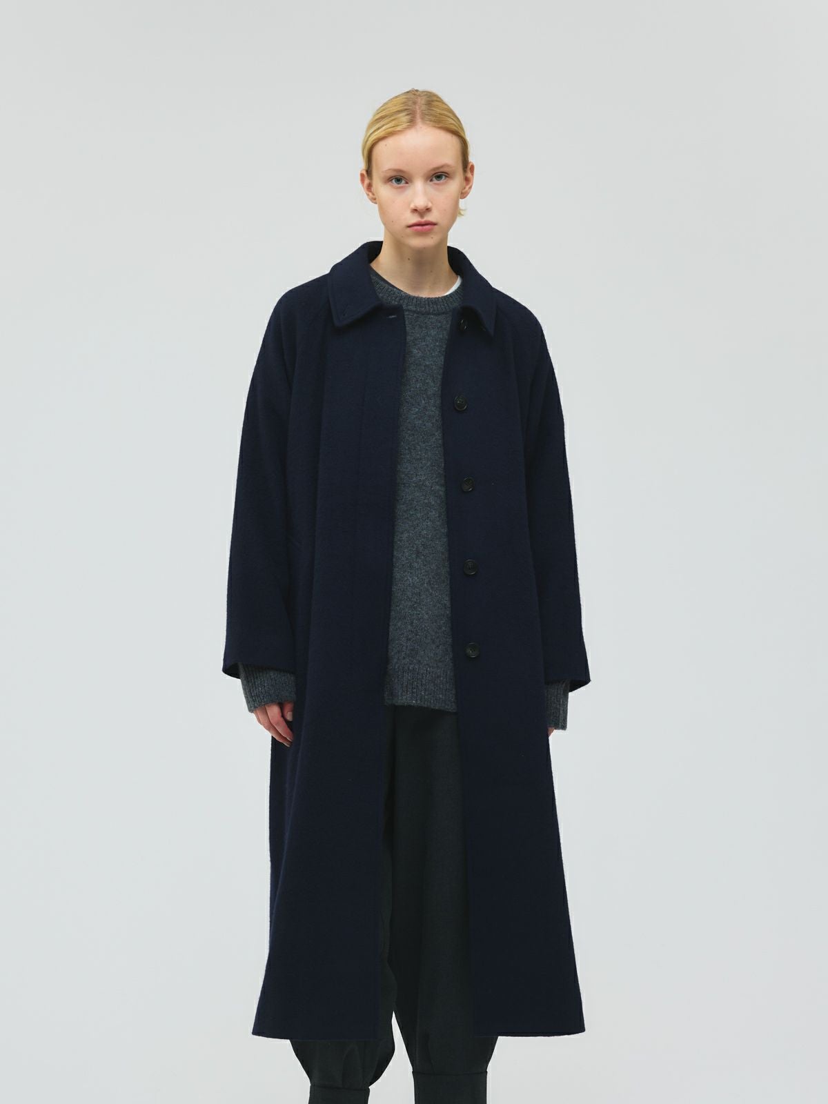 mizuiro ind ウール混バルマカーンコート｜ MARcourt ONLINE STORE