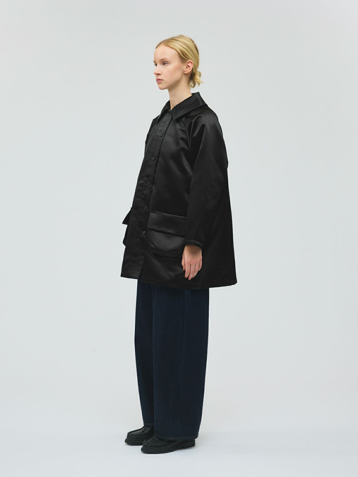 mizuiro ind サテンドルマンコート｜ MARcourt ONLINE STORE