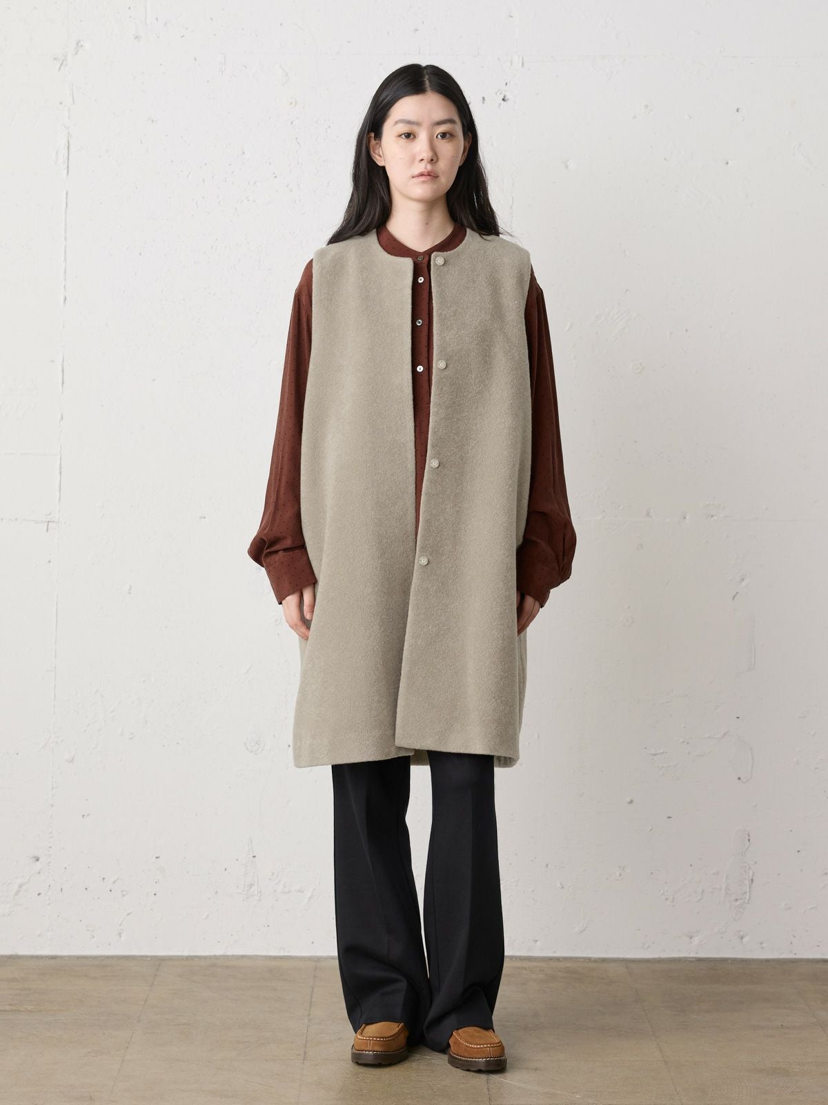 MidiUmi ブークレロングベスト｜ MARcourt ONLINE STORE - マーコート