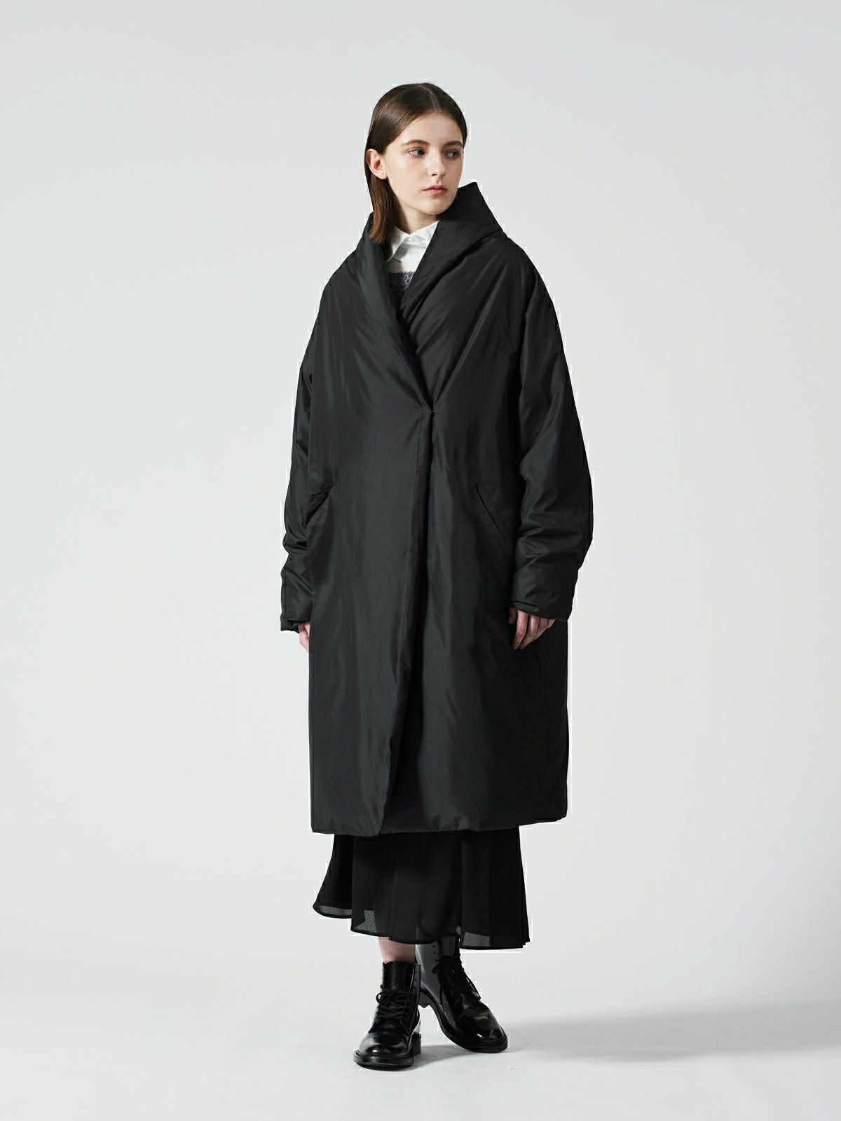 mizuiro ind ドレープライトダウンコート｜ MARcourt ONLINE STORE