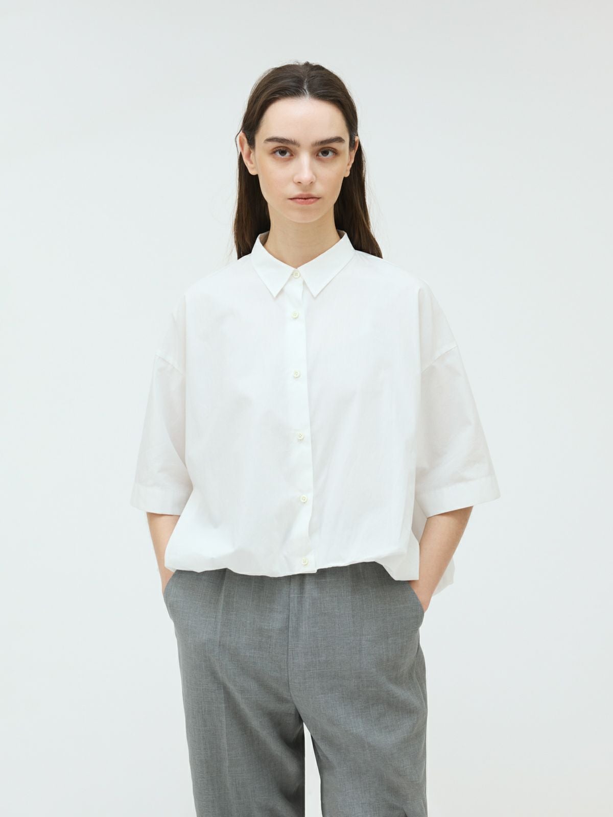 mizuiro ind ハーフスリーブバルーンシャツ｜ MARcourt ONLINE STORE