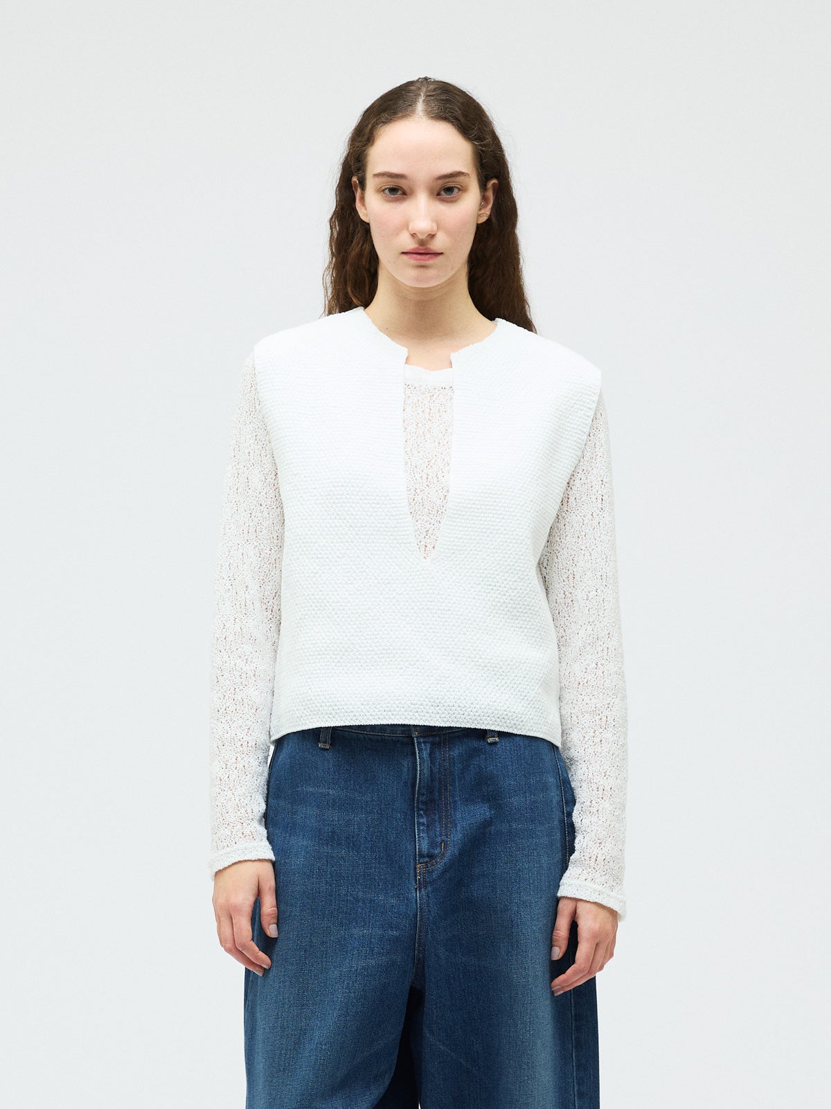 mizuiro ind ディープVネックベスト｜ MARcourt ONLINE STORE