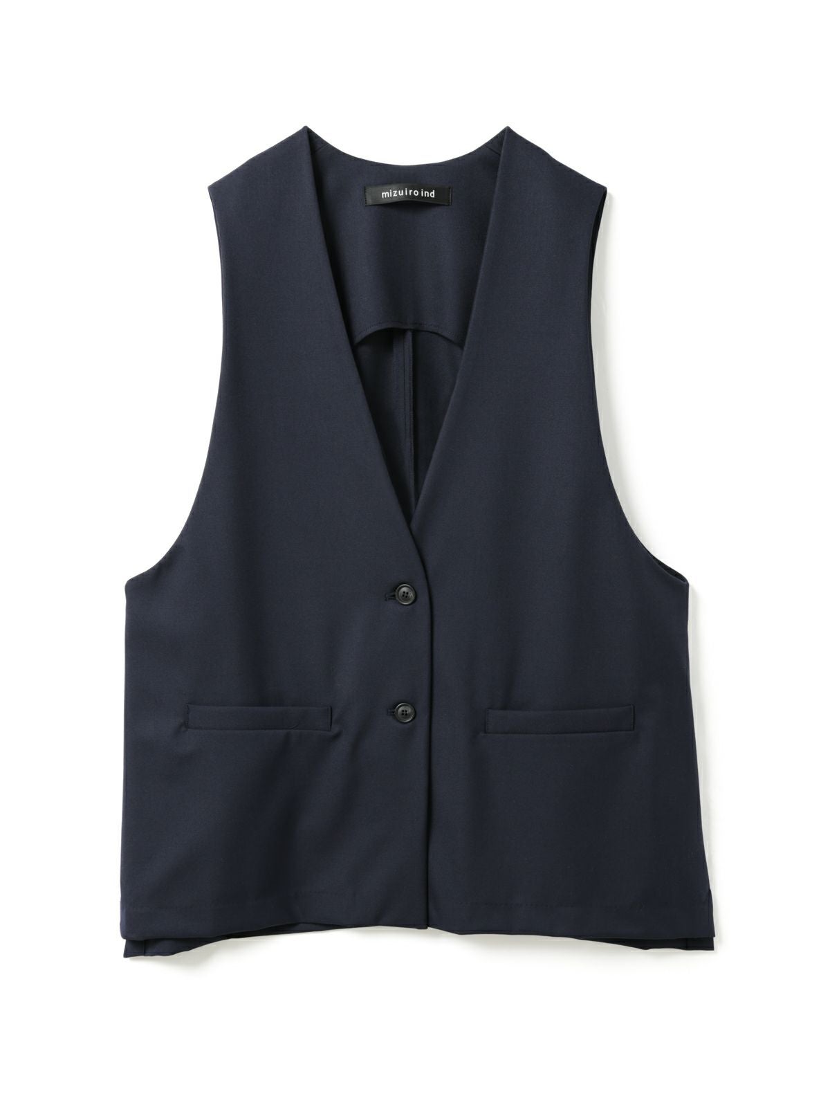 mizuiro ind ディープVネックワイドベスト｜ MARcourt ONLINE STORE