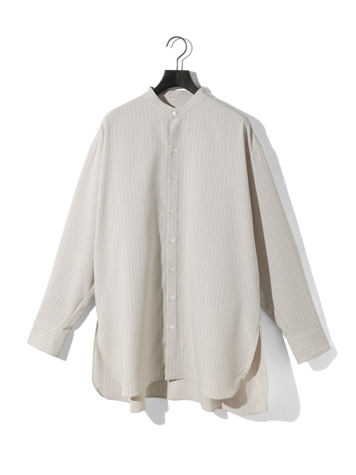 MIDIUMISOLID バンドカラーロングシャツ｜ MARcourt ONLINE STORE