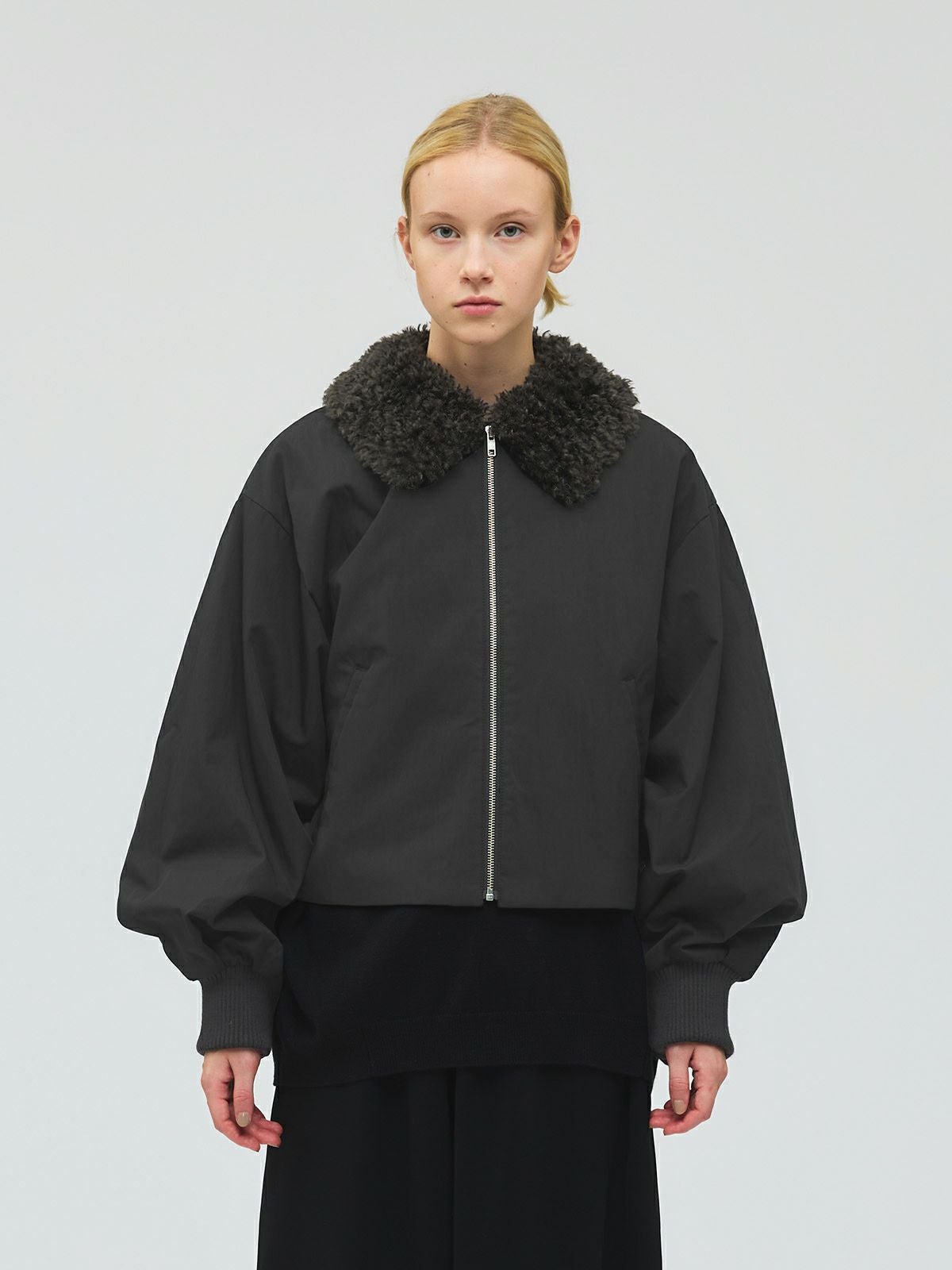 mizuiro ind ボアカラーショートジャケット｜ MARcourt ONLINE STORE