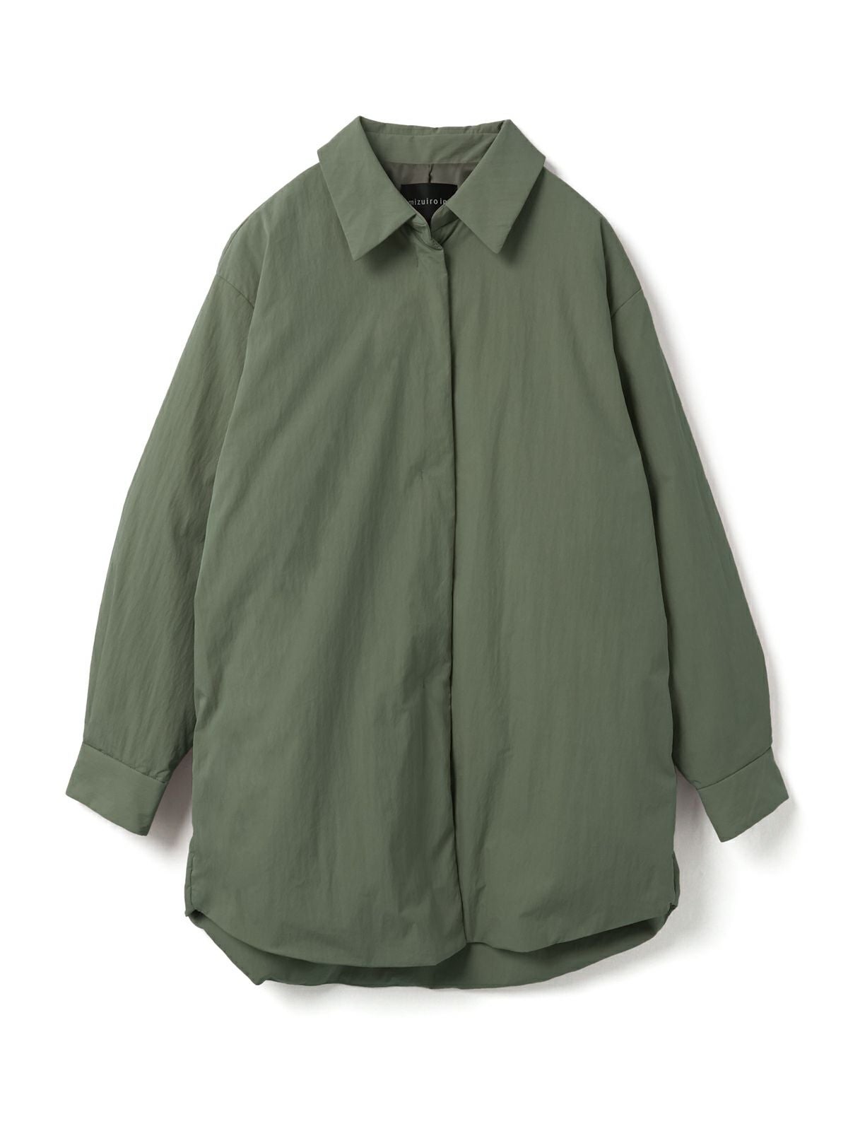 mizuiro ind ワイドパディングシャツジャケット｜ MARcourt ONLINE
