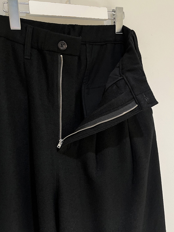 ANCELLM（アンセルム） Wool Wide Easy Tuck Slacks（ウールワイド