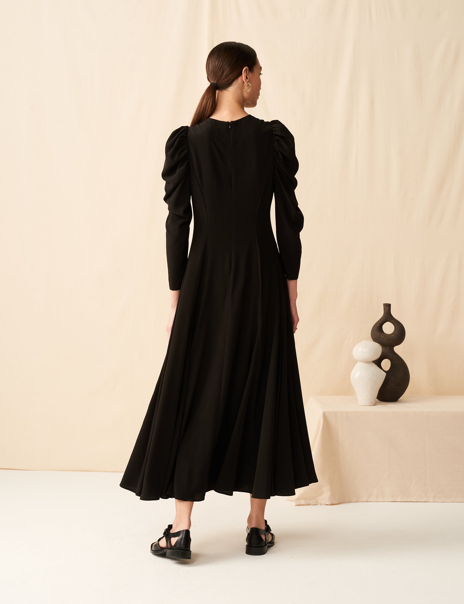 MARIHA(マリハ) セレナーデのドレス (長袖) Black シティードレス