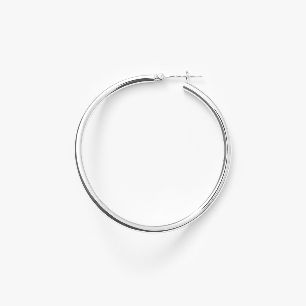 MARIHA(マリハ) Innocent Light フープピアス ウェーブ L (シルバー