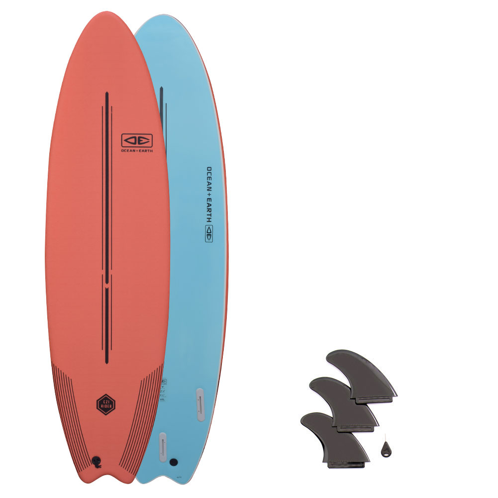 OCEAN&EARTHEZIRIDERSOFTBOARD7'0サーフボードソフトボード/初心者用