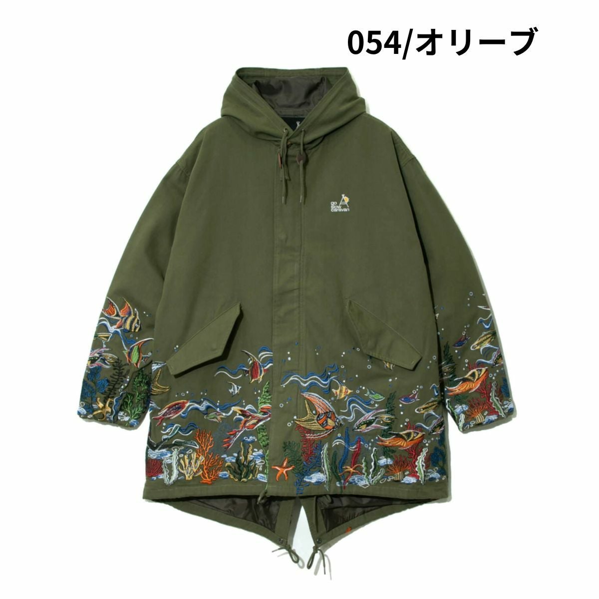 ゴースローキャラバン go slow caravan ライトキャンバスパネル刺繍