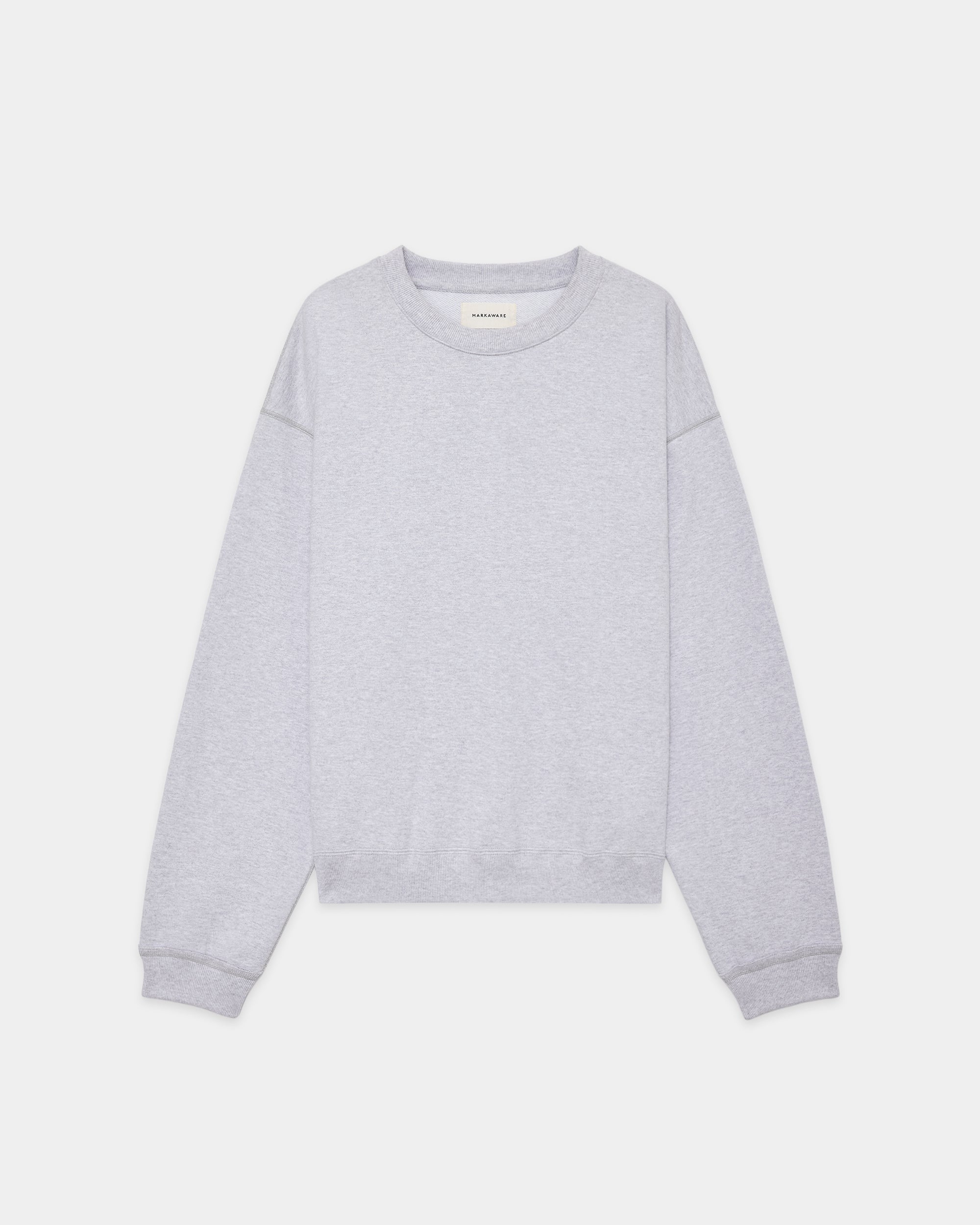 オーガニックコットンヘビー吊裏毛 / コンフォートスウェット, Ash