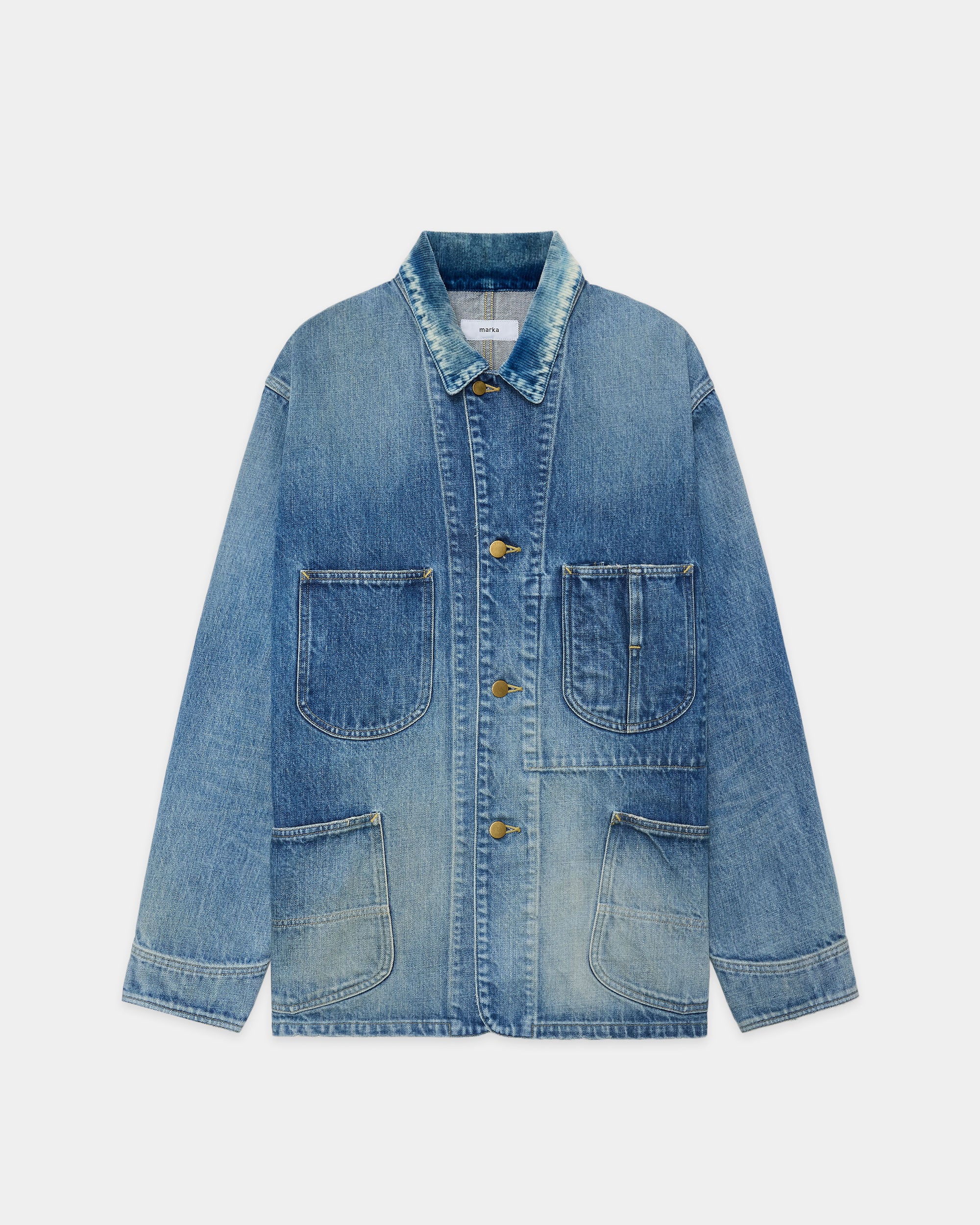 オーガニックコットン 13.5oz セルビッチデニム / カバーオール