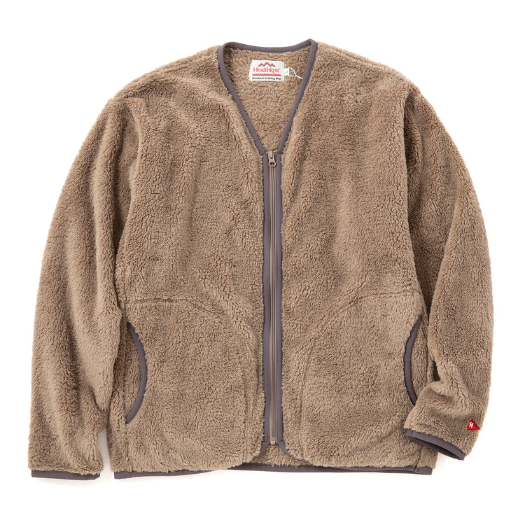 Healthknit | ヘルスニット シェルパフリース ジップカーディガン長袖