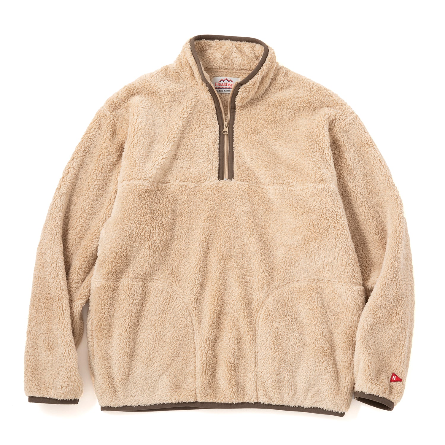 Healthknit | ヘルスニット シェルパフリース ハーフジップジャケット長袖