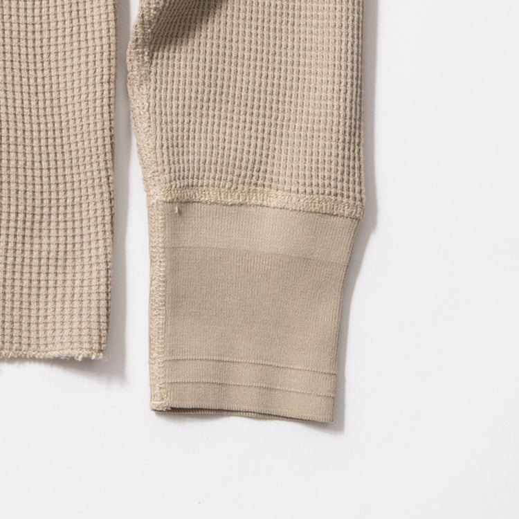 Healthknit | ヘルスニット サーマルキングワッフル 【ピグメント染め