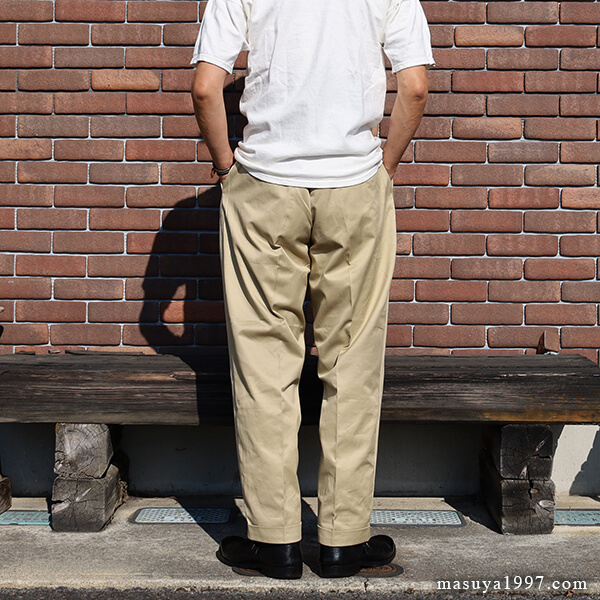 ATTRACTIONS “WEARMASTERS LOT 720 HERITAGE TROUSERS” ＜BEIGE WEST