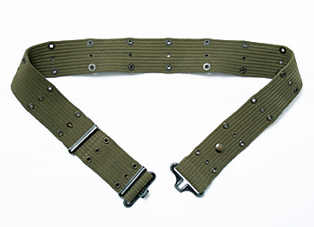 US(米軍) WWII M-1936 コットン・ピストルベルト/ OD色/実物・極上