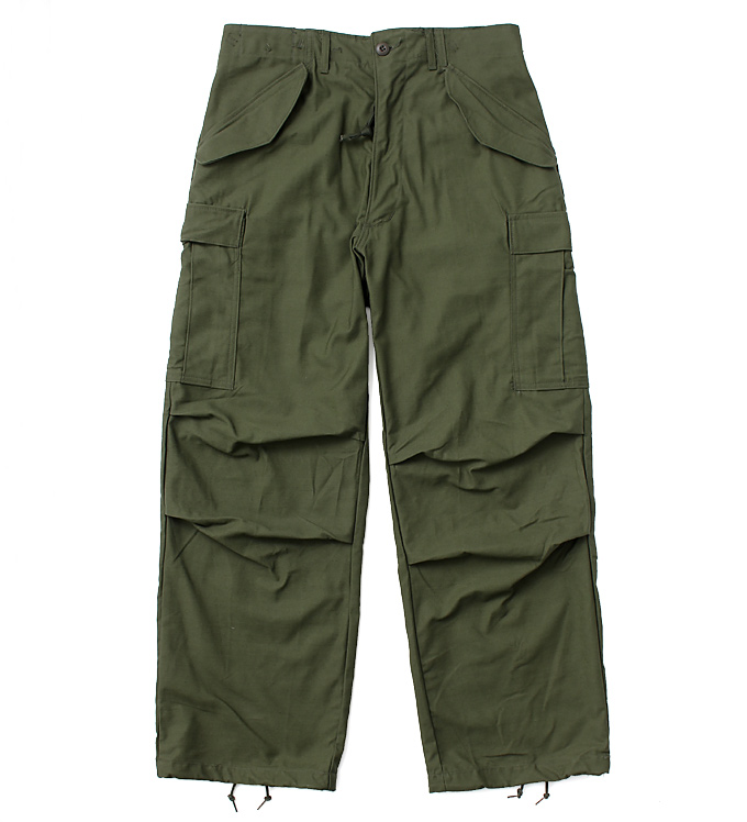 US(米軍) M-65 OD フィールドパンツ、ブラス(真鍮) ZIP/DLA78年/S-R