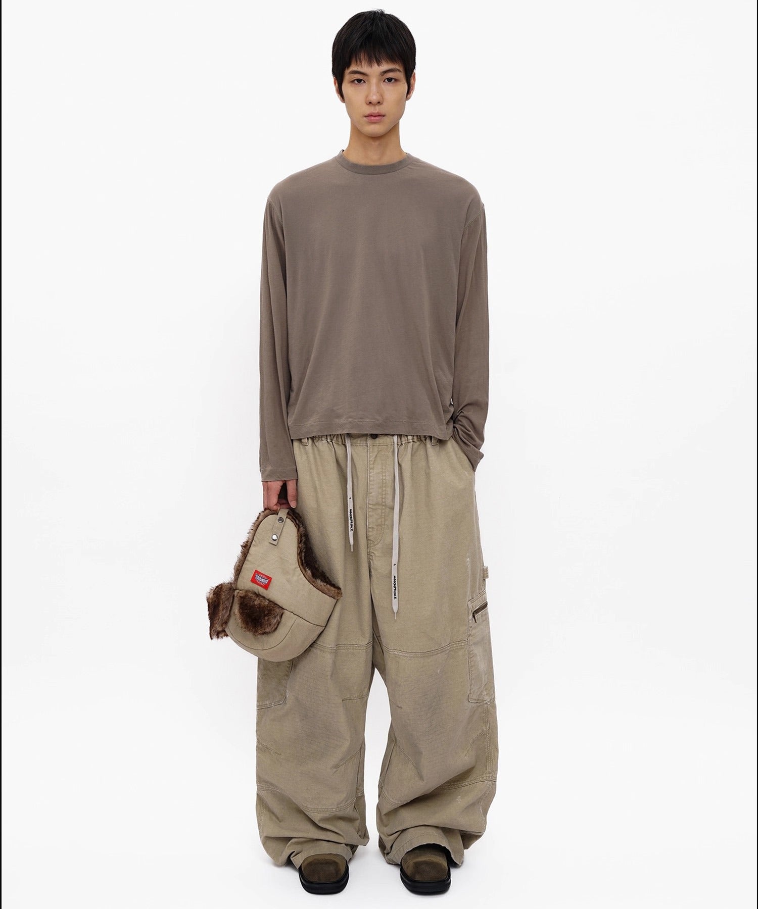 バギーシルエット ダメージ加工 カーゴパンツ XXK4382【MASONPRINCE