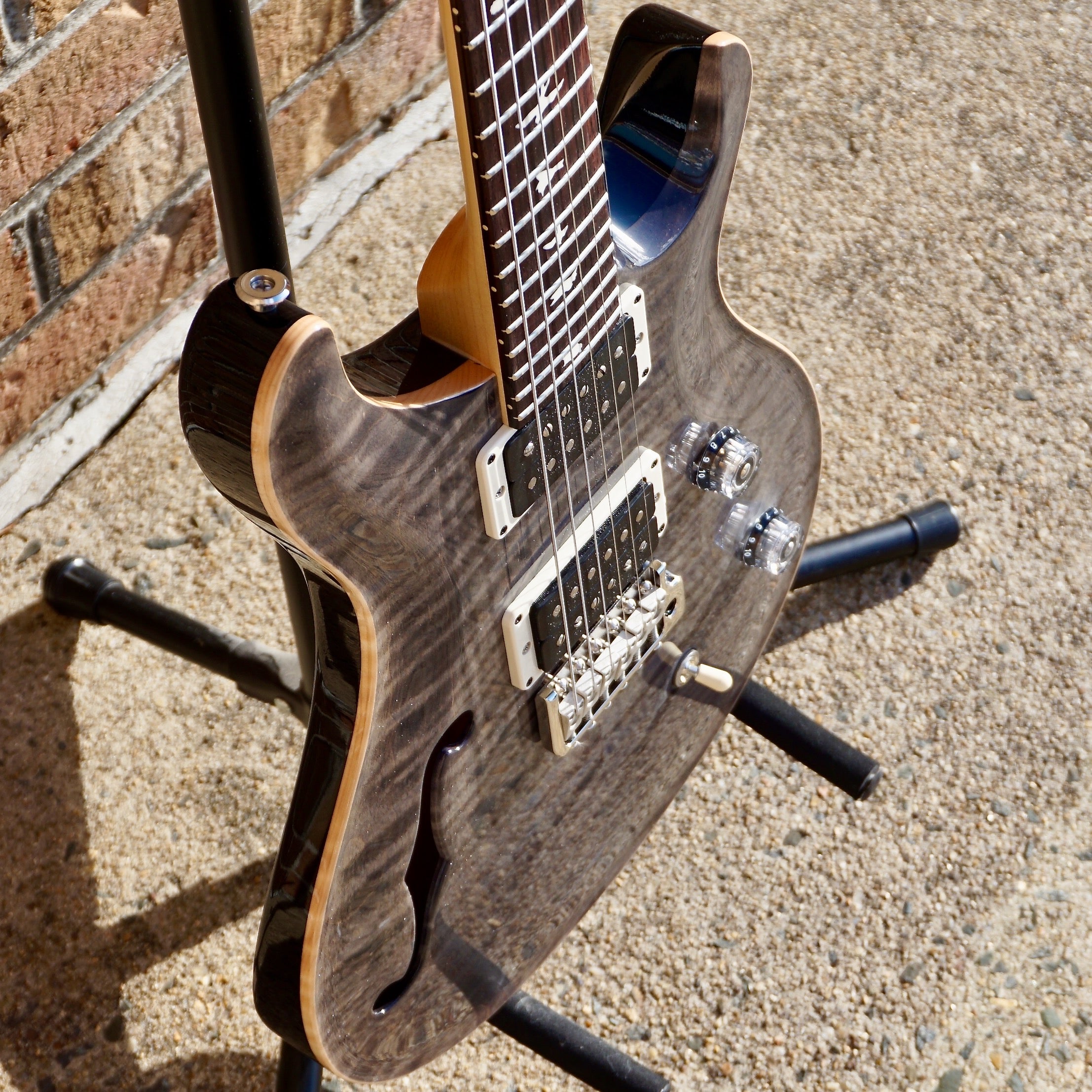 PRS CE 24 Semi-Hollow Faded Gray Black – Matt's Guitars