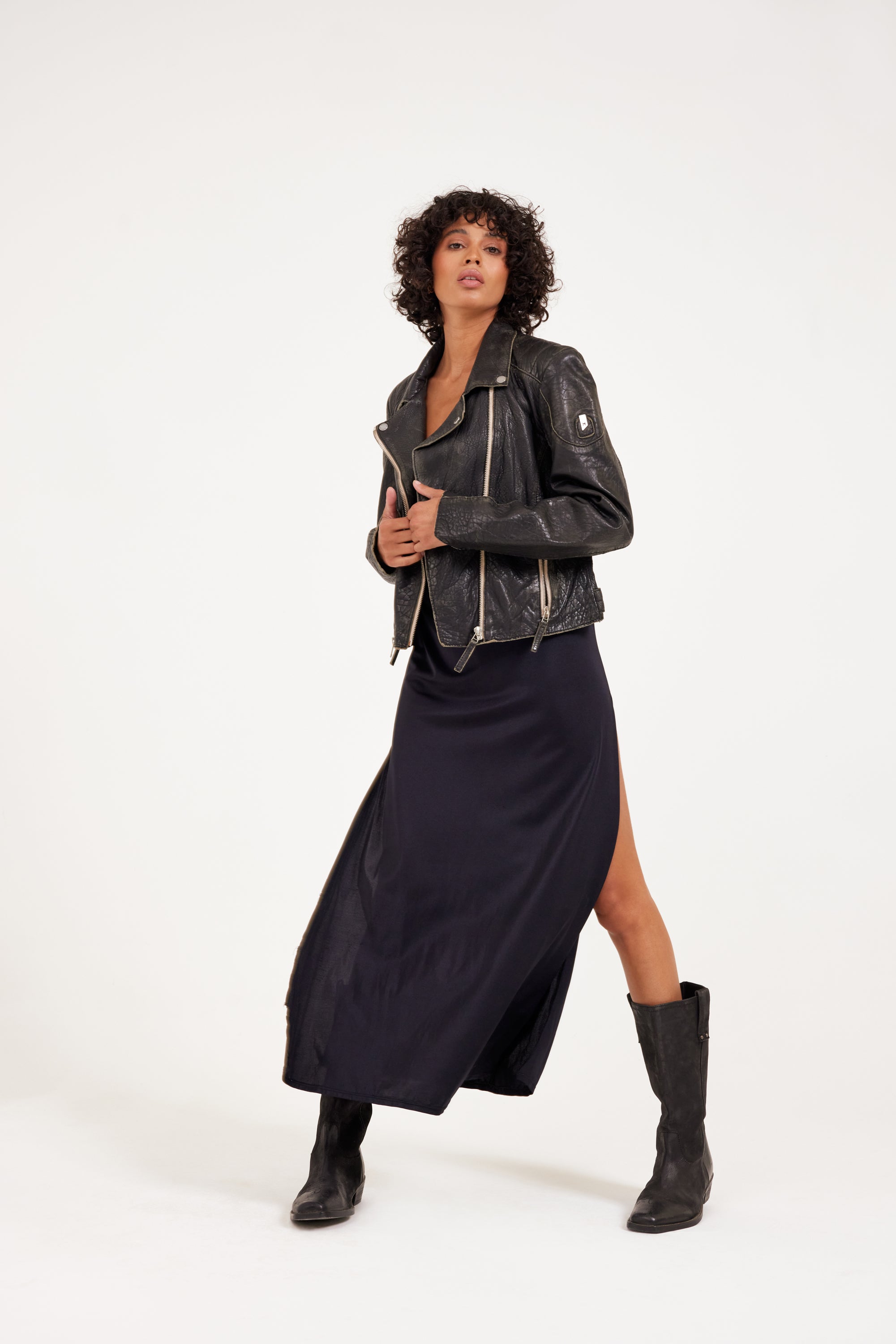 Reanon RF Leather Jacket, Vintage Black – mauritiusleather