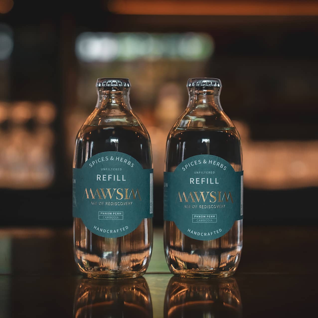 MAWSIM GIN REFILL 2 Bottles | MAWSIM CRAFTED GIN ＆ PEPPER
