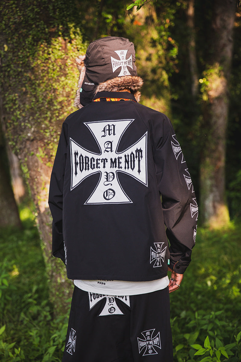 IRON CROSS EMBROIDERY REVERSIBLE COACH JKT – MAYO