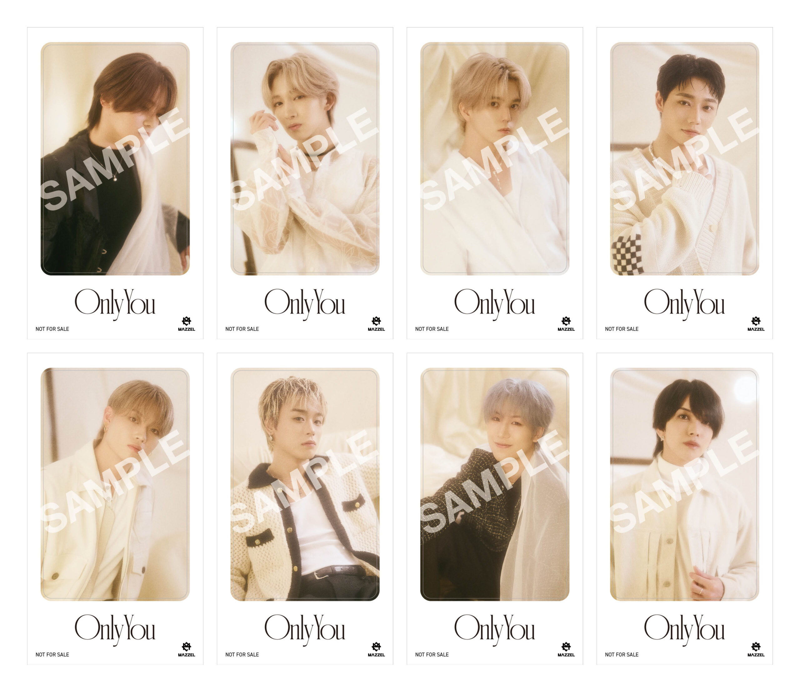 2025年11月26日(水)発売 MAZZEL 4th Single “Only You” 購入特典の絵柄