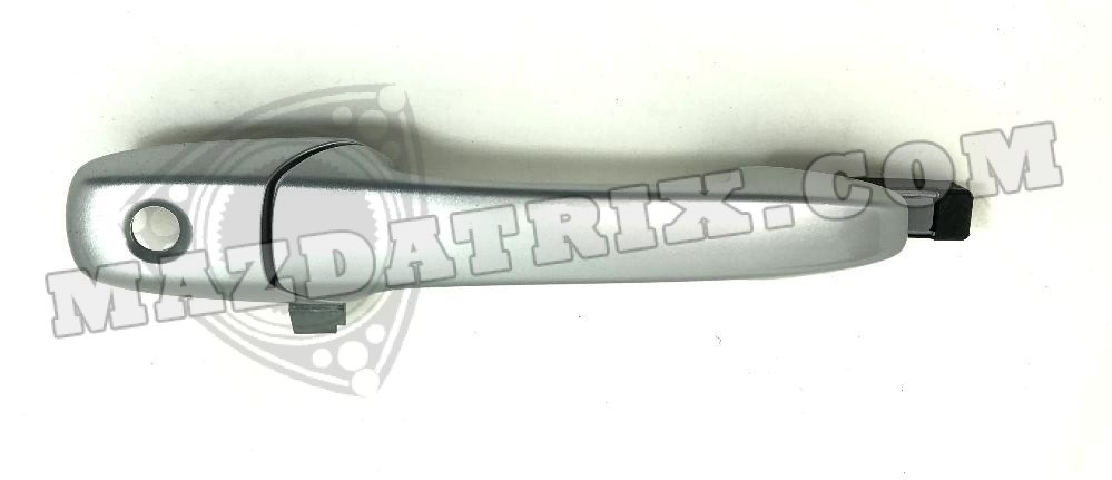 DOOR HANDLE OUTER, 04-08, LEFT, SILVER - Mazdatrix